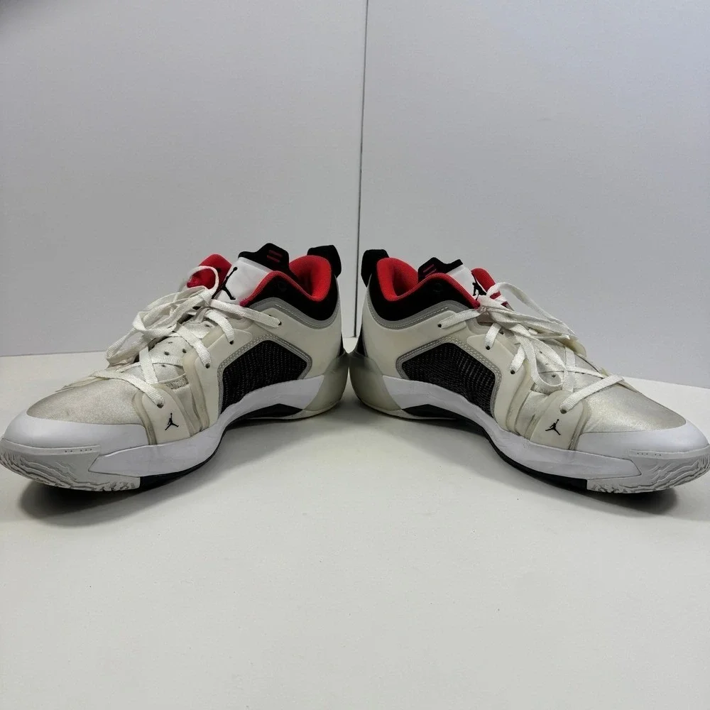 Jordan One Take 4 Men Basketball‎ Shoes White Black Red Size 12